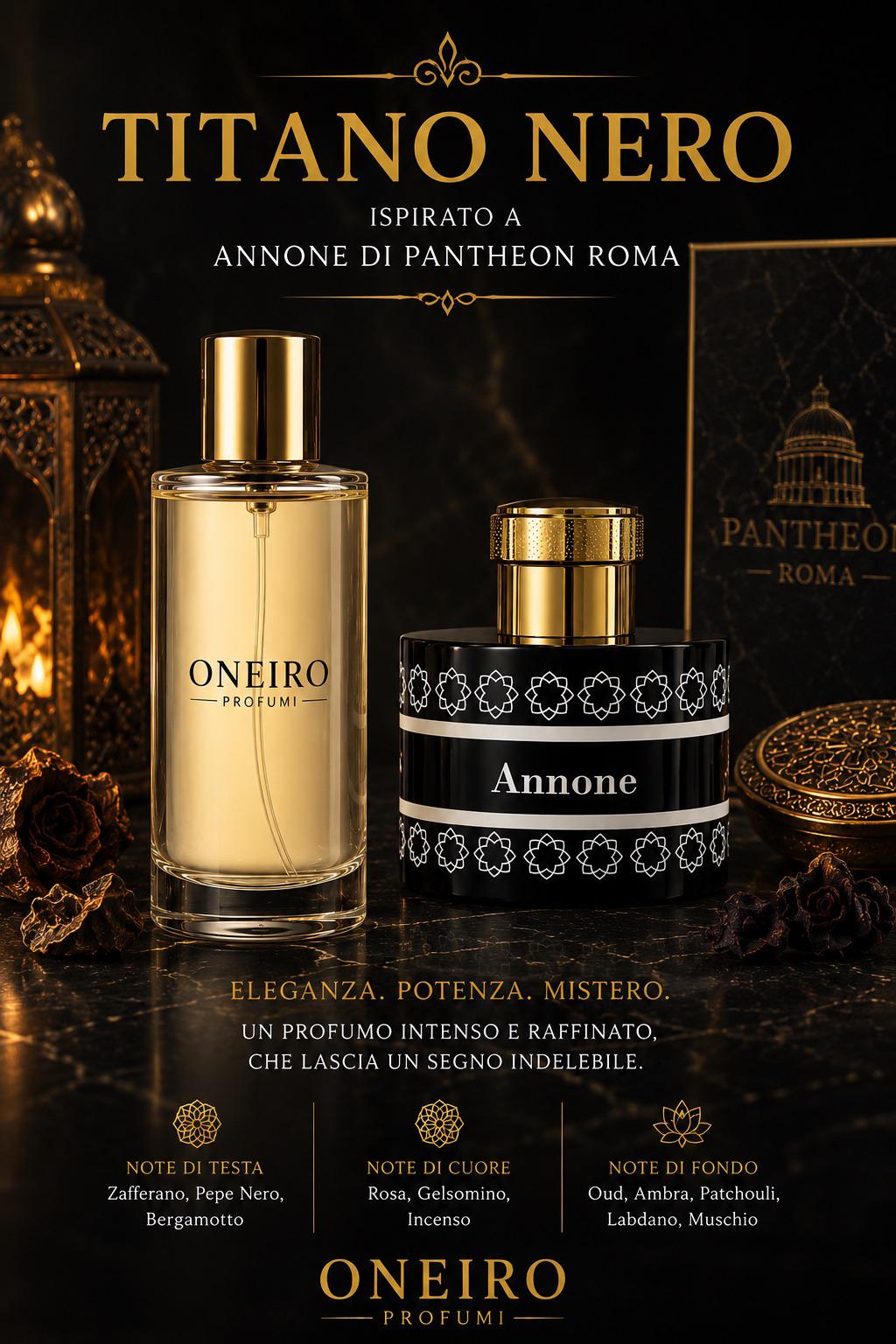 TITANO NERO - ISPIRATO A ANNONE DI PANTHEON ROMA