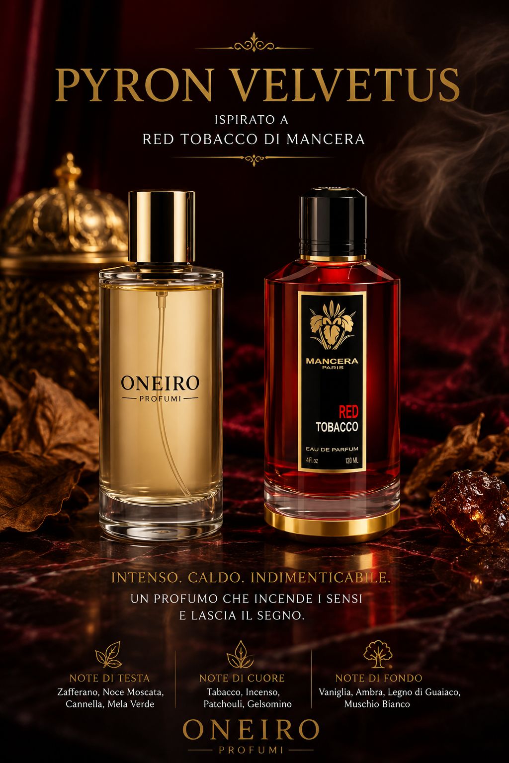 PYRON VELVETUS-  ISPIRATO A RED TOBACCO DI MANCERA