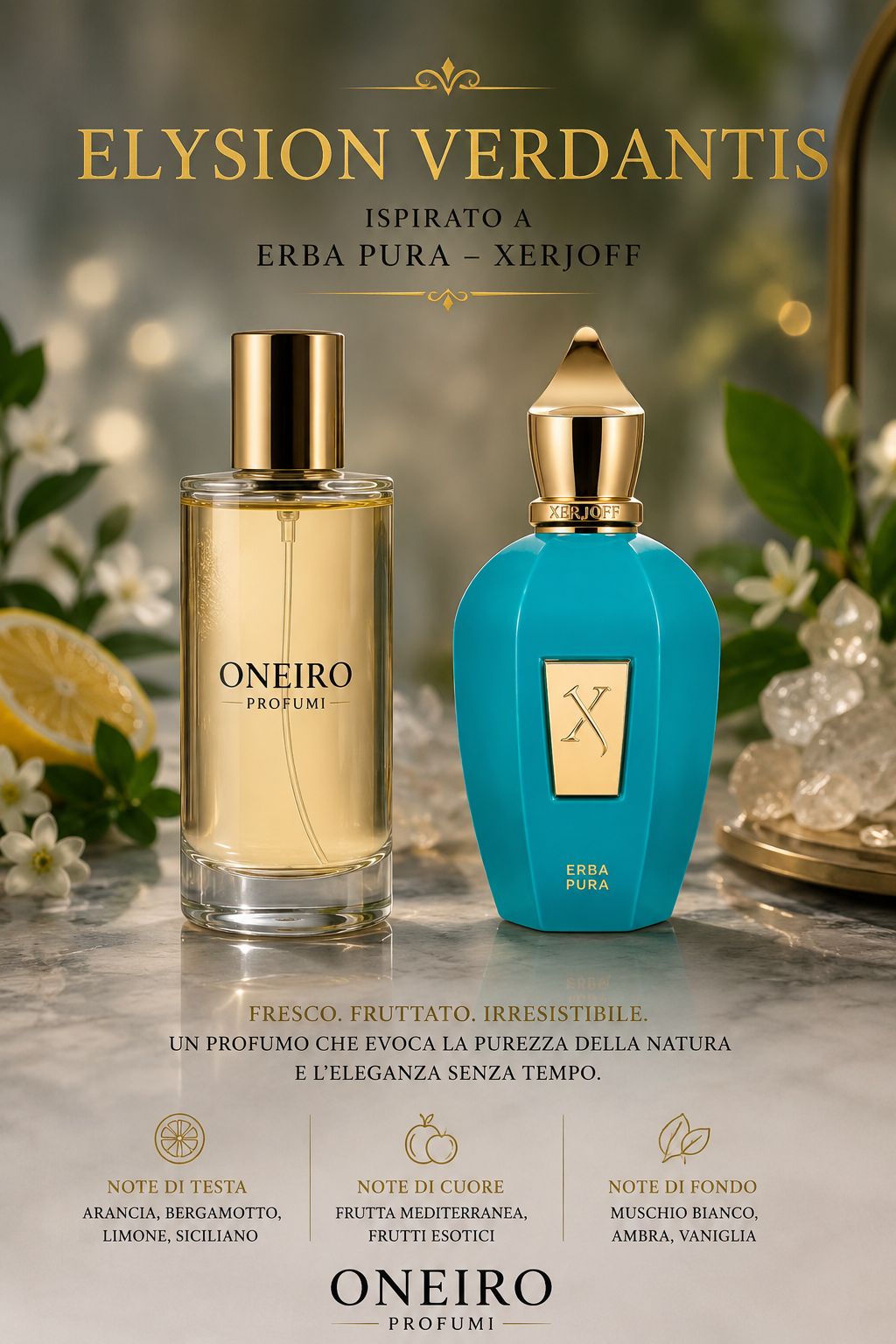 ELYSION VERDANTIS -  ISPIRATO A ERBA PURA DI XERJOFF